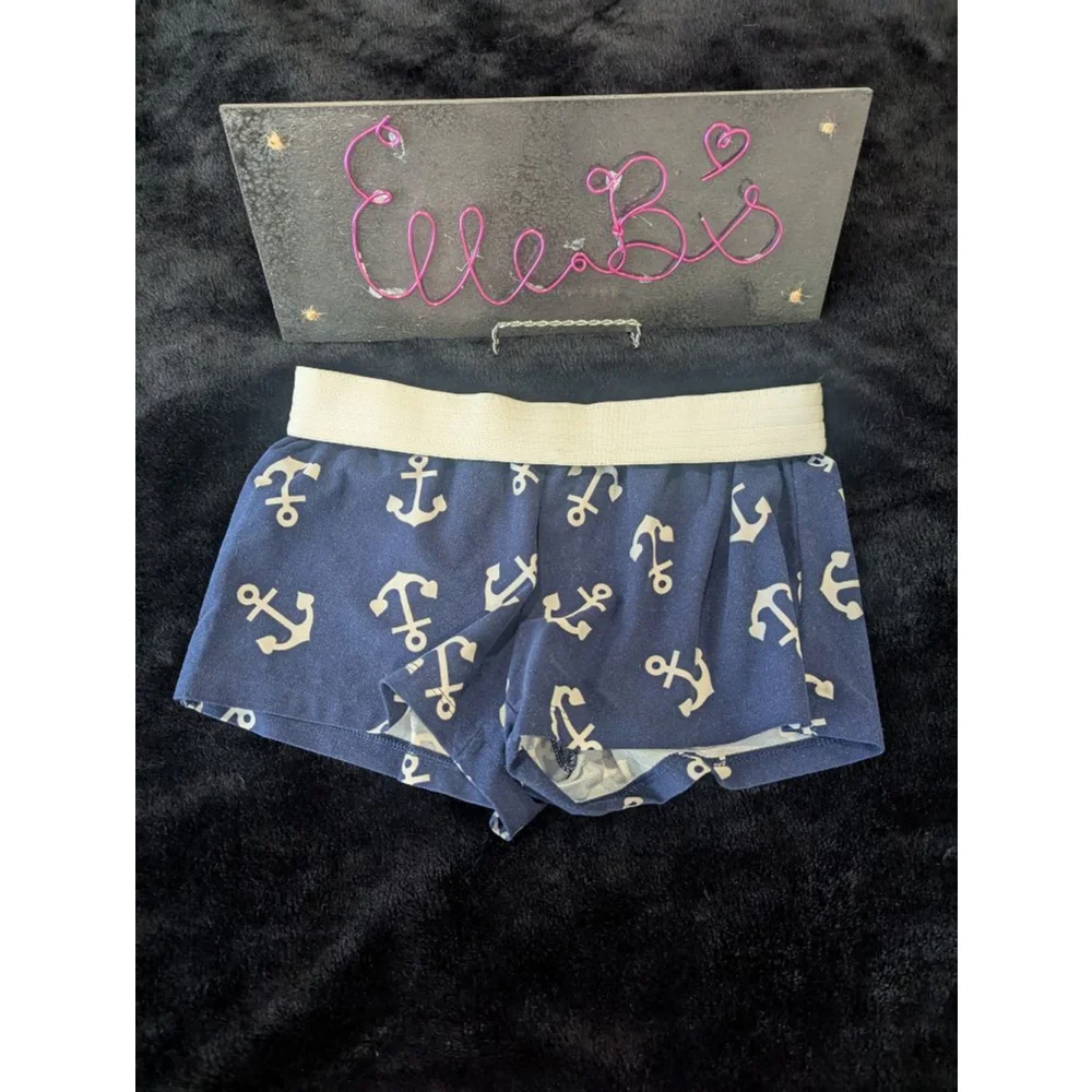 EUC NO Boundaries Navy Blue Anchor Shorts XS